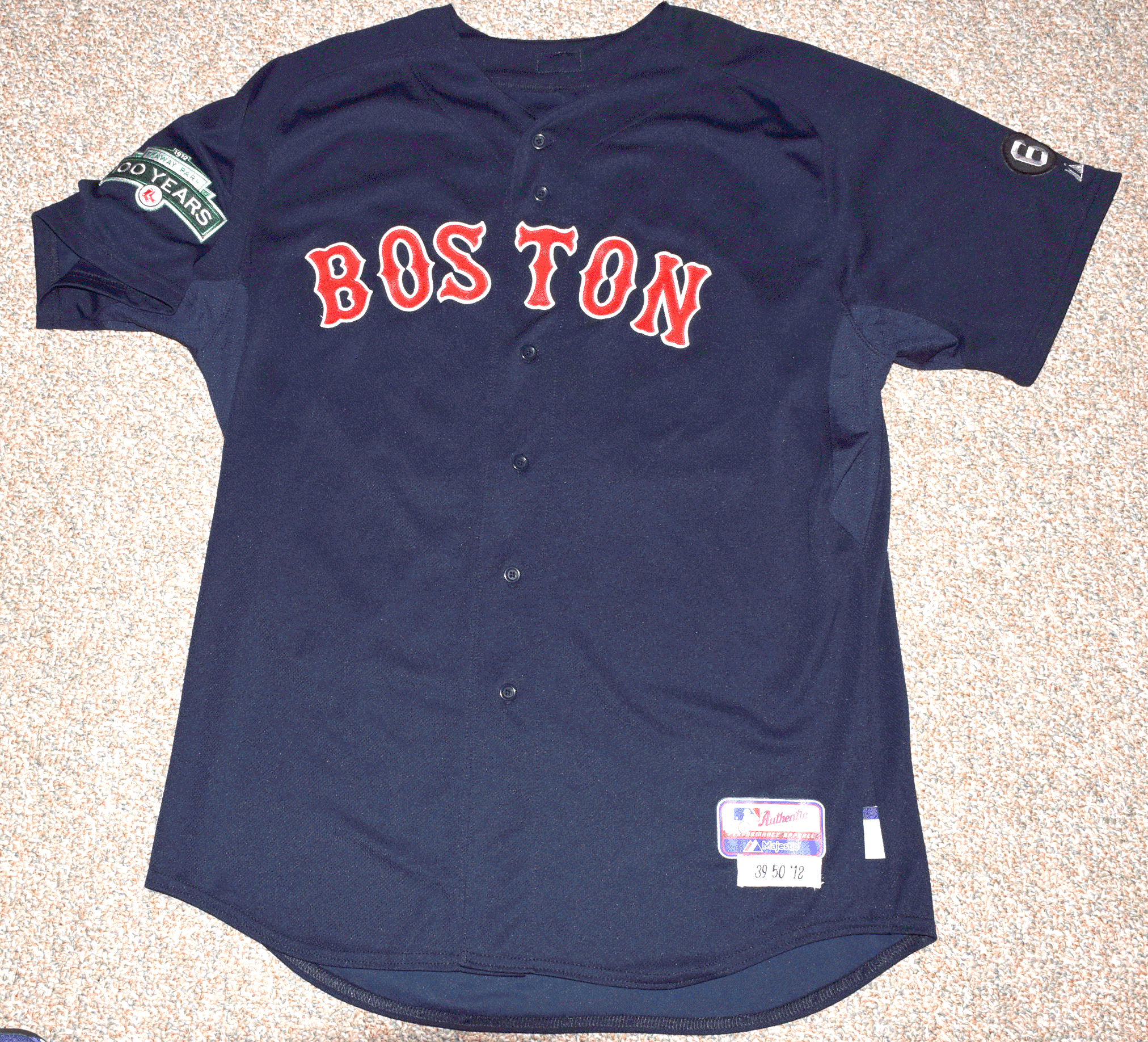 Saltalamacchia 2012 Road Alternate Jersey