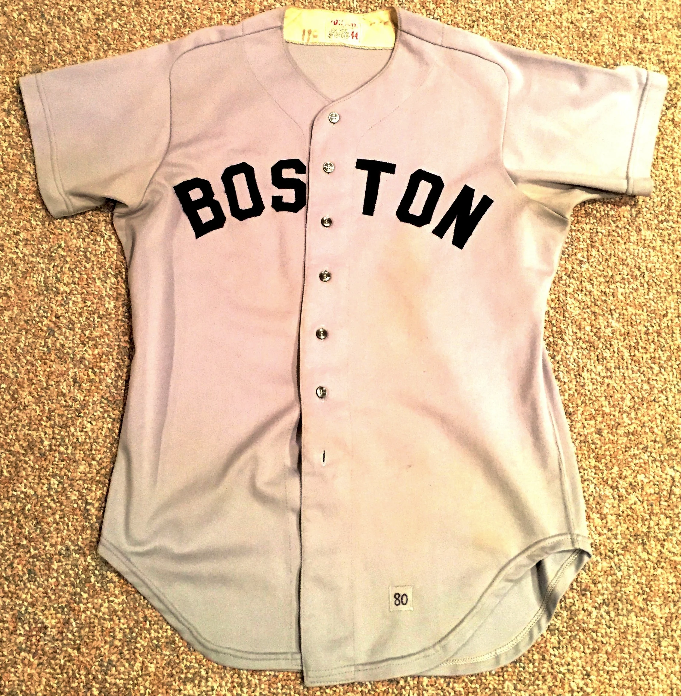 Rich Gedman 1980 Rookie Road Jersey