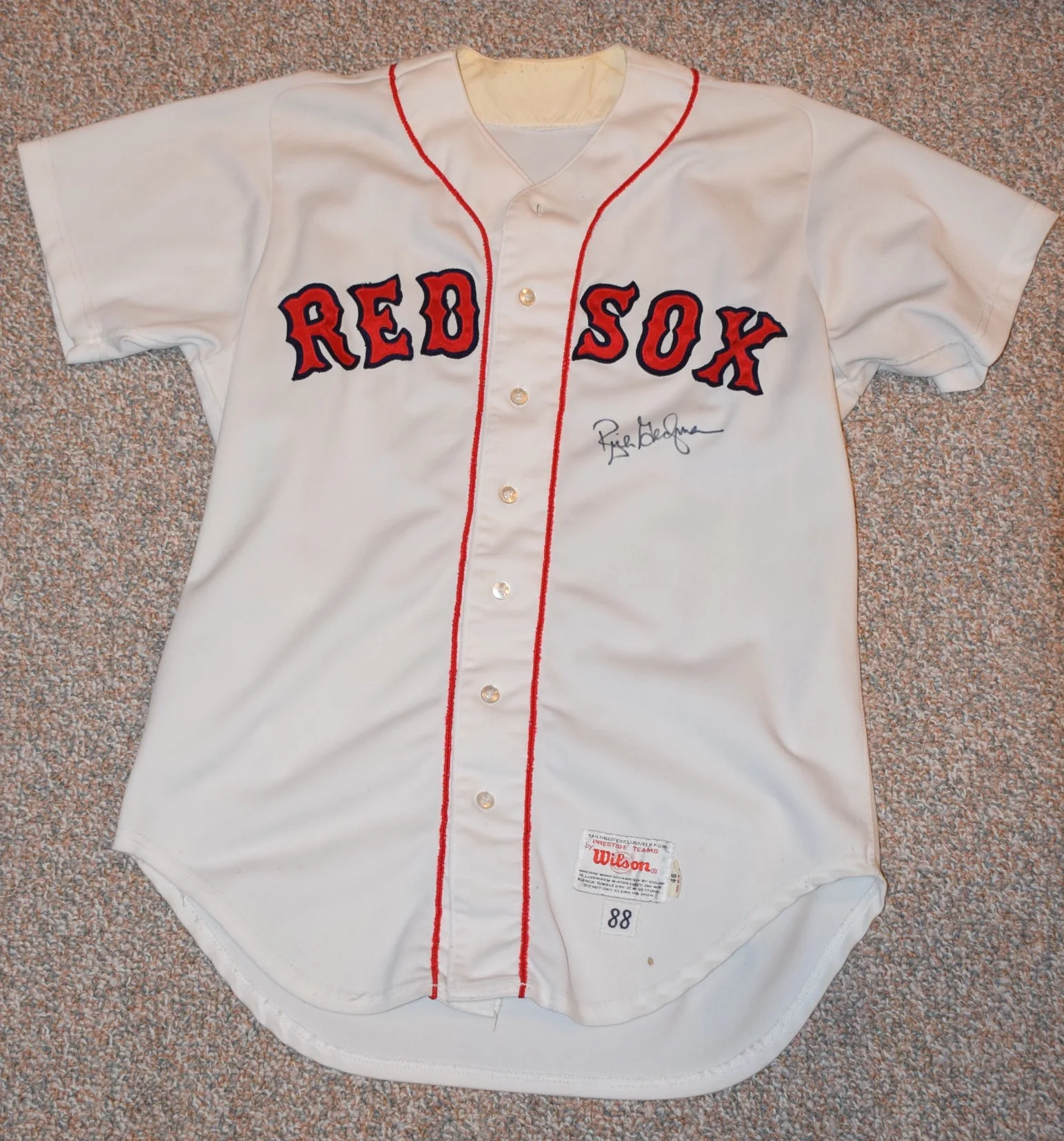 Rich Gedman 1988 Home Jersey