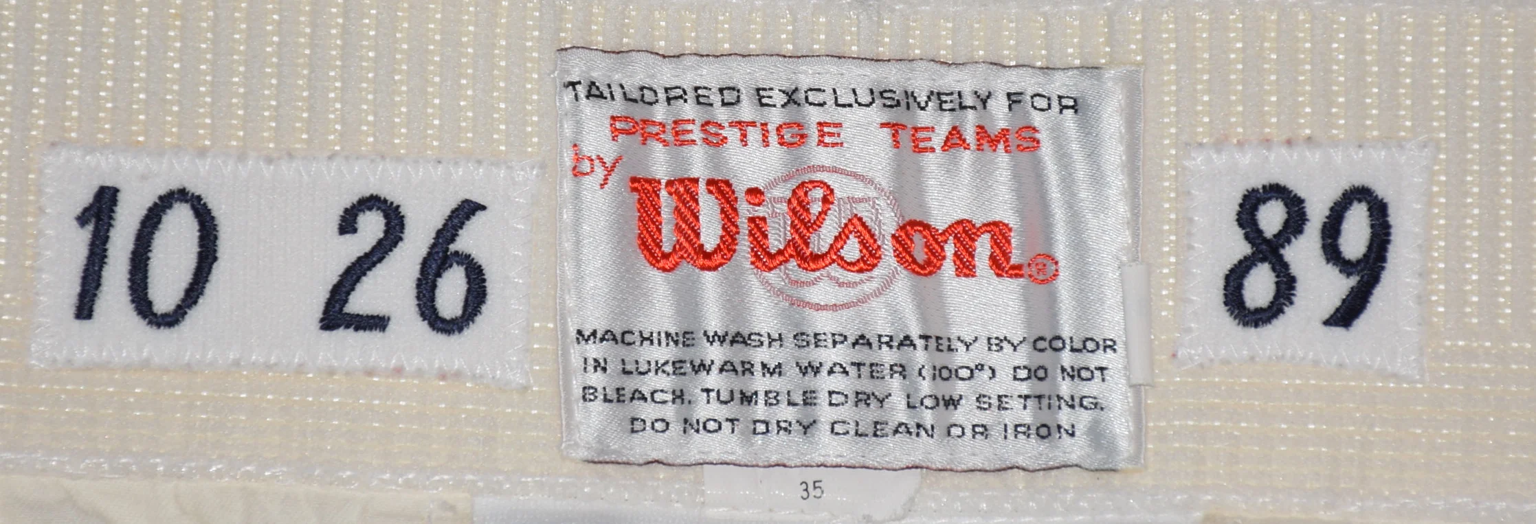 Rich Gedman 1989 Home Pants