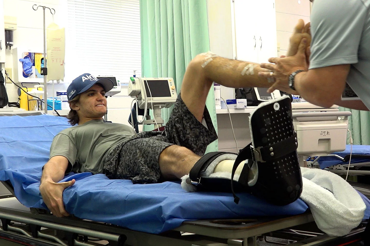 Pietro Fittipaldi during rehabilitation.jpg