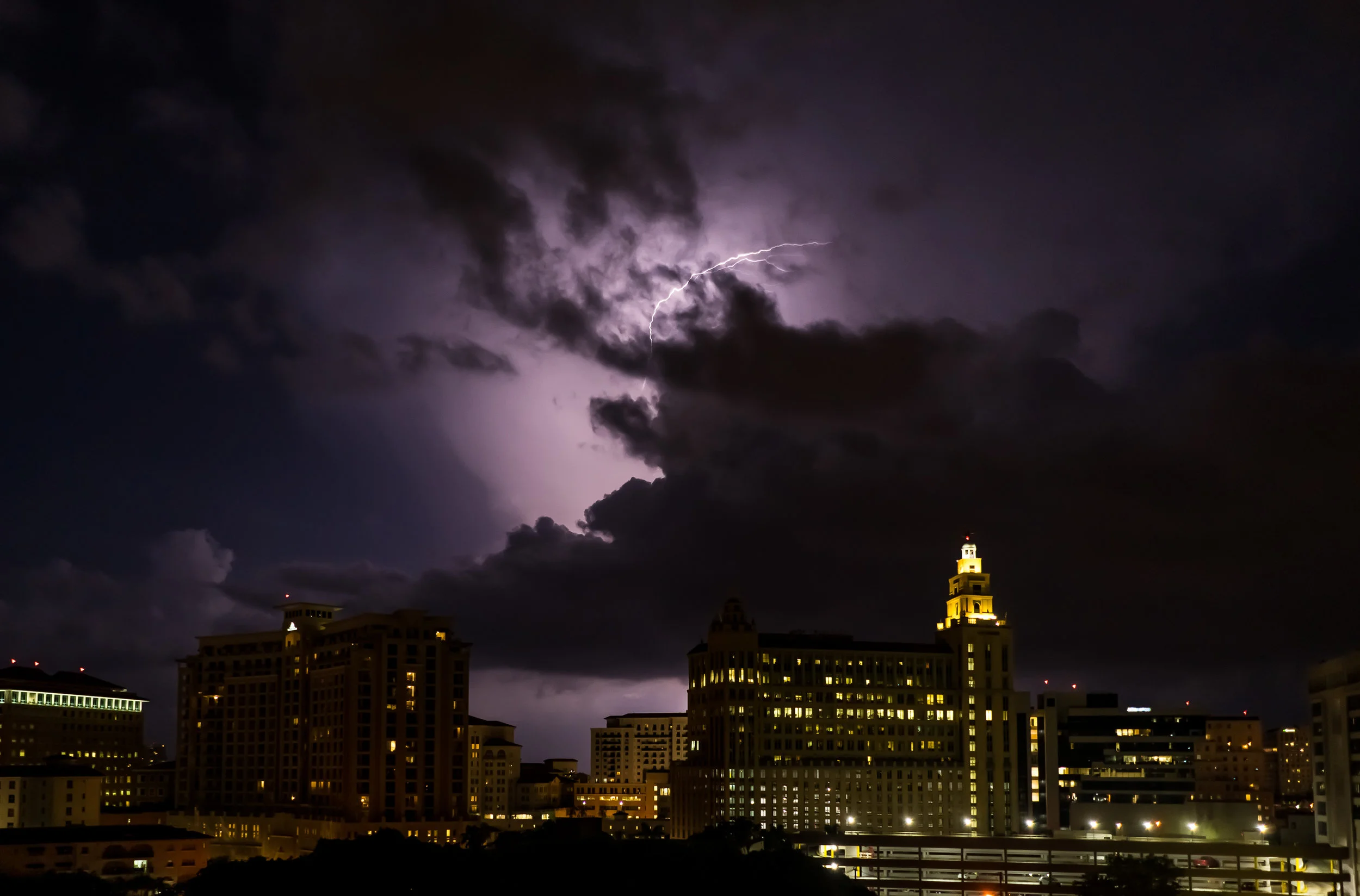 Summer storms over Coral Gables 2019