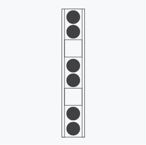 MODEM Small Rectangular 6 Heads 84W Spec ► Ies/Cad ► Instructions ►
