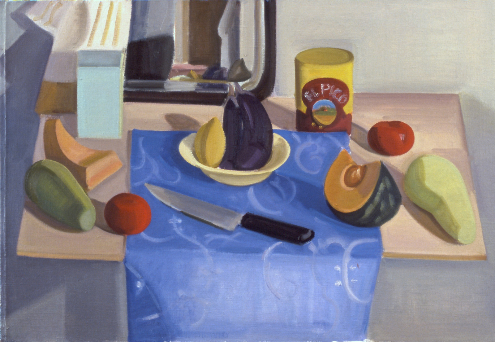  El Pico Can And Mirror , 2006, oil on canvas (unframed), 25” x 36”, $2,750 