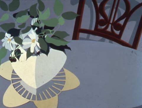 Still Life with Vase, 40" x 30", Acrylic (SOLD)