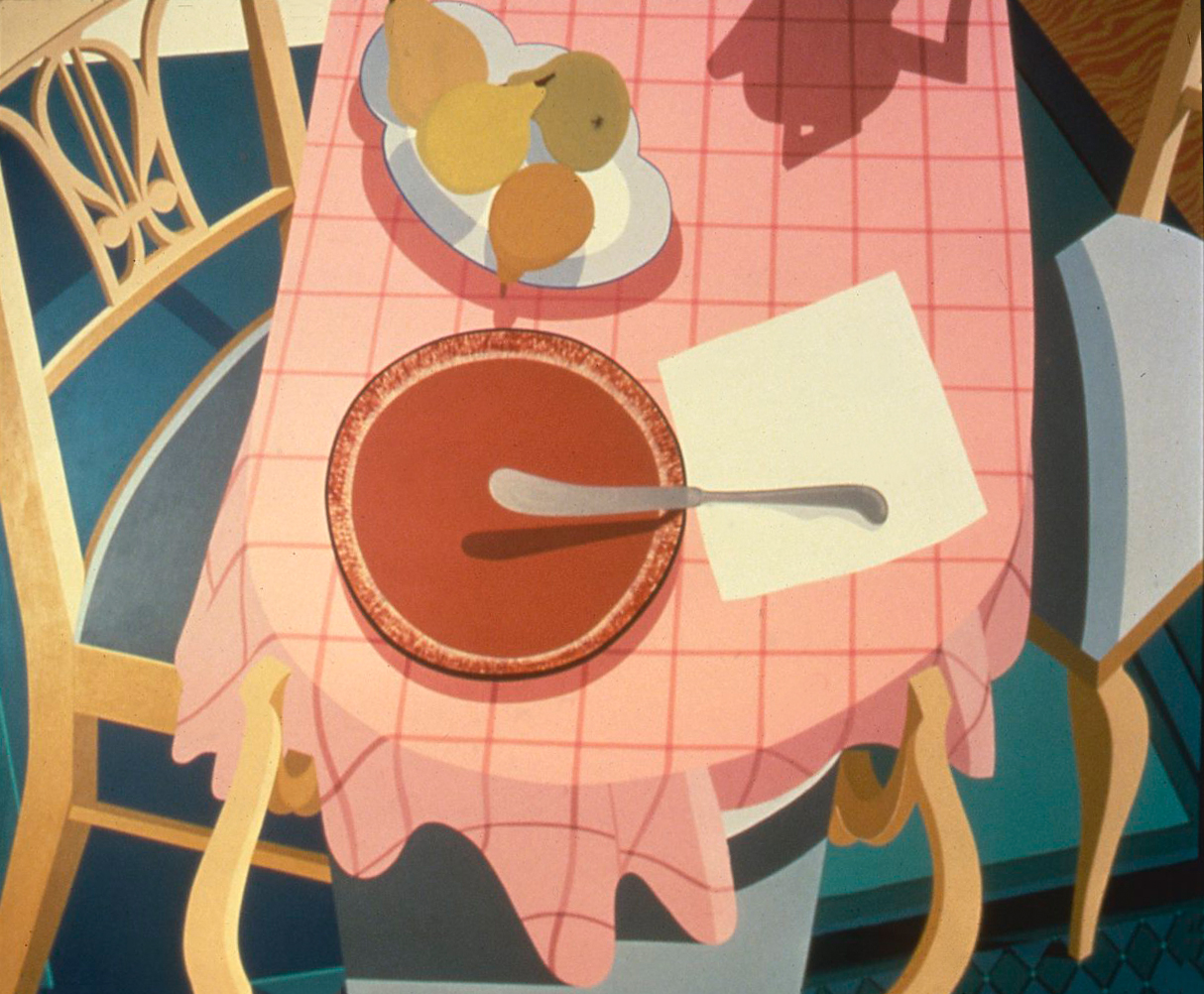 Interior with Still Life, 78" x 96", Acrylic