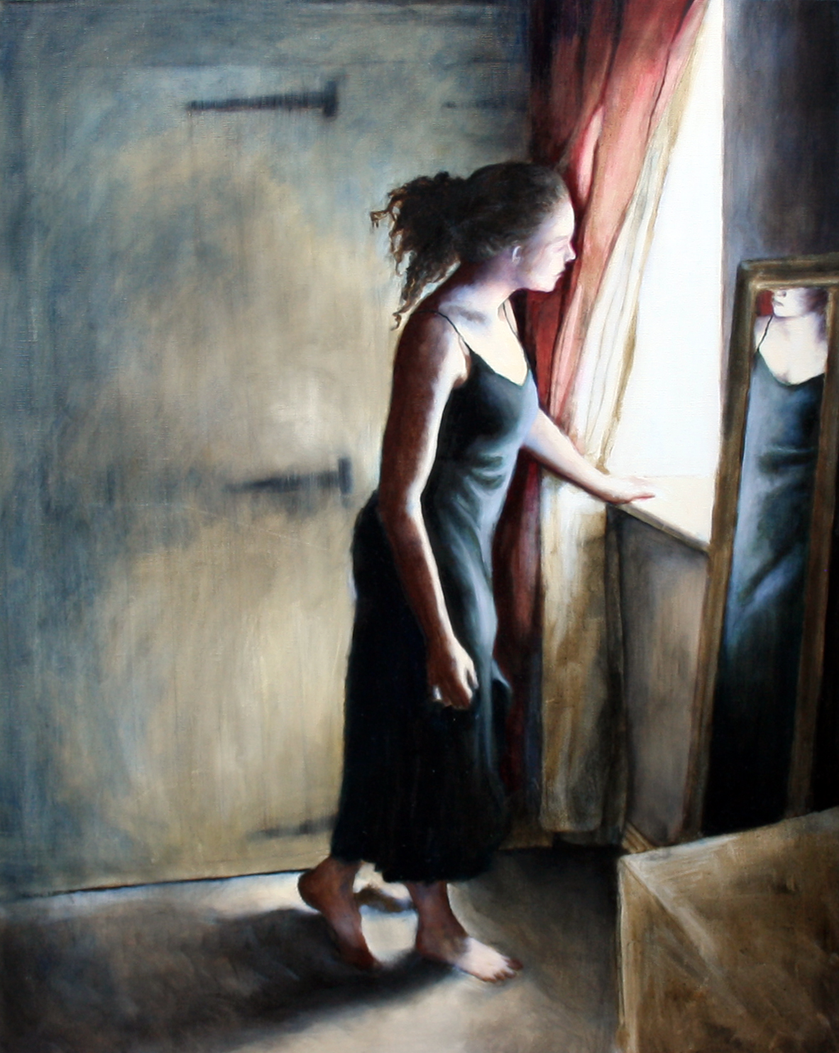 'I'll Always Be Here', oil on linen, 24" x 30", £695