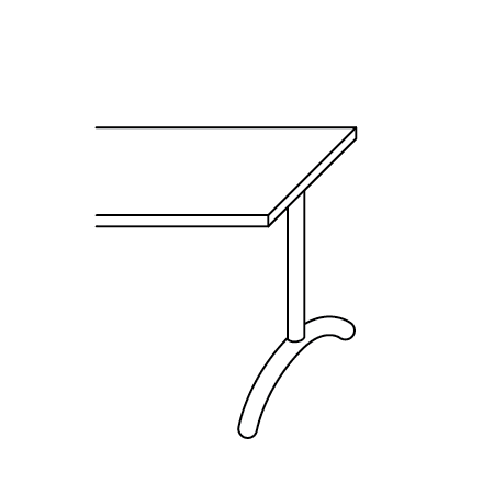Arched T Base