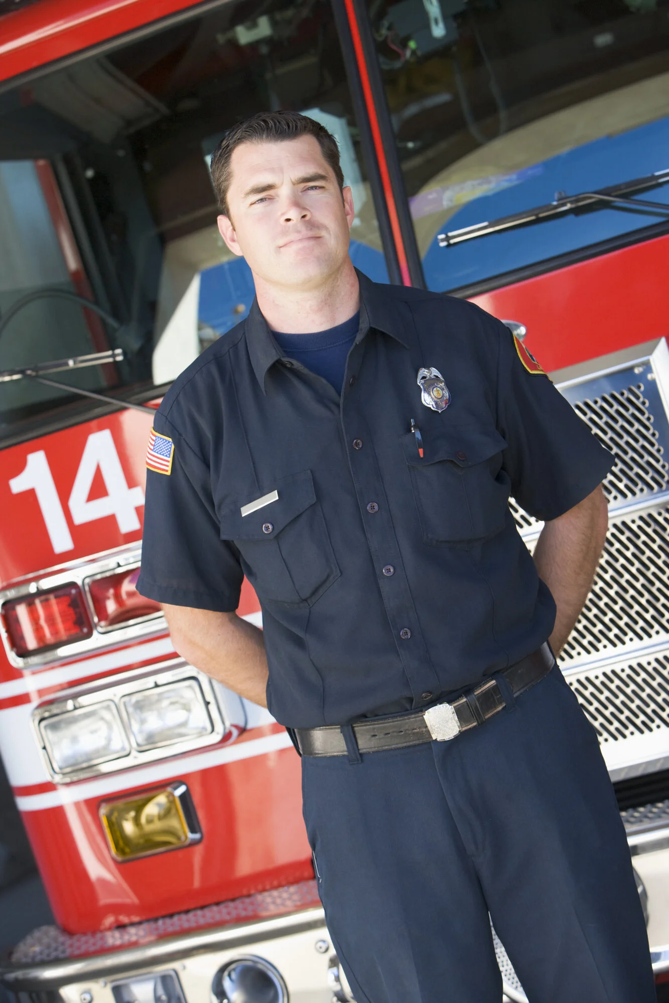 Fire-fighting jerseys, pants, scarves, team wear