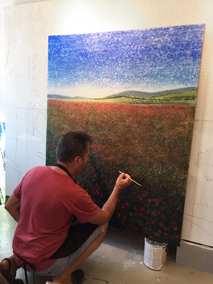 "Field of Tulips" (4' x 5')