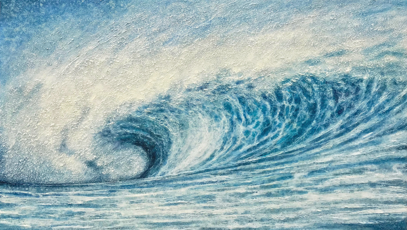 “Teahupoo Thunder” (36” x 60”)