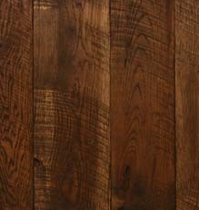 New Hickory Skip-Planed with Cocoa finish