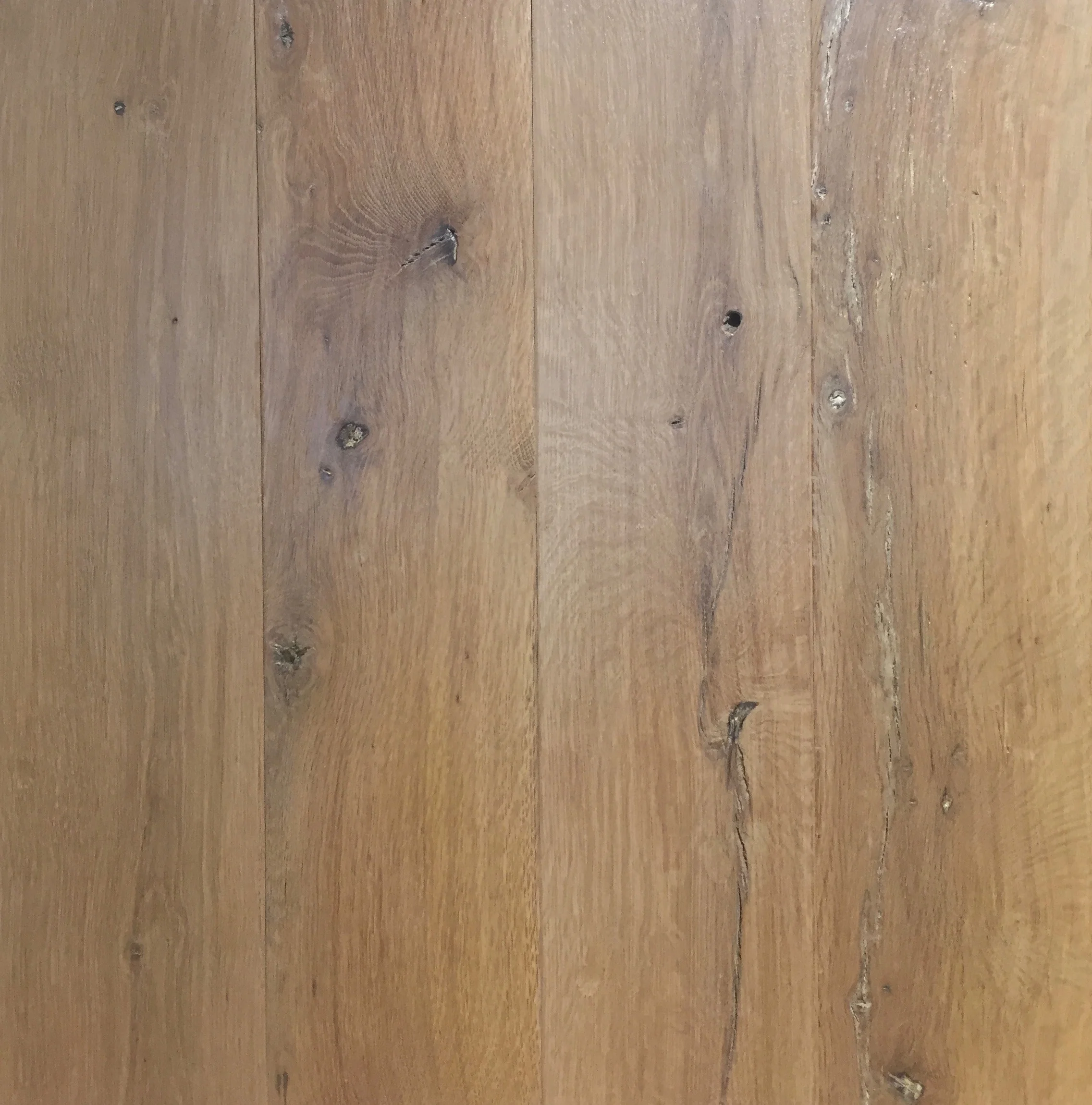 post oak - hand-scraped with white wash