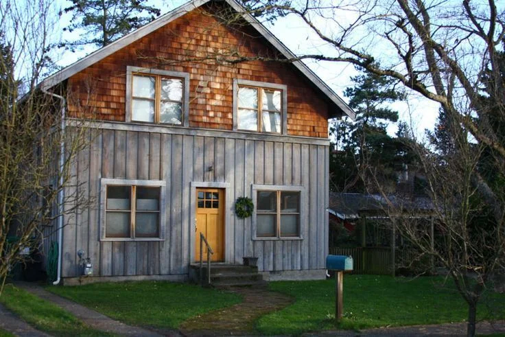 White Cedar - Gray Board & Batten