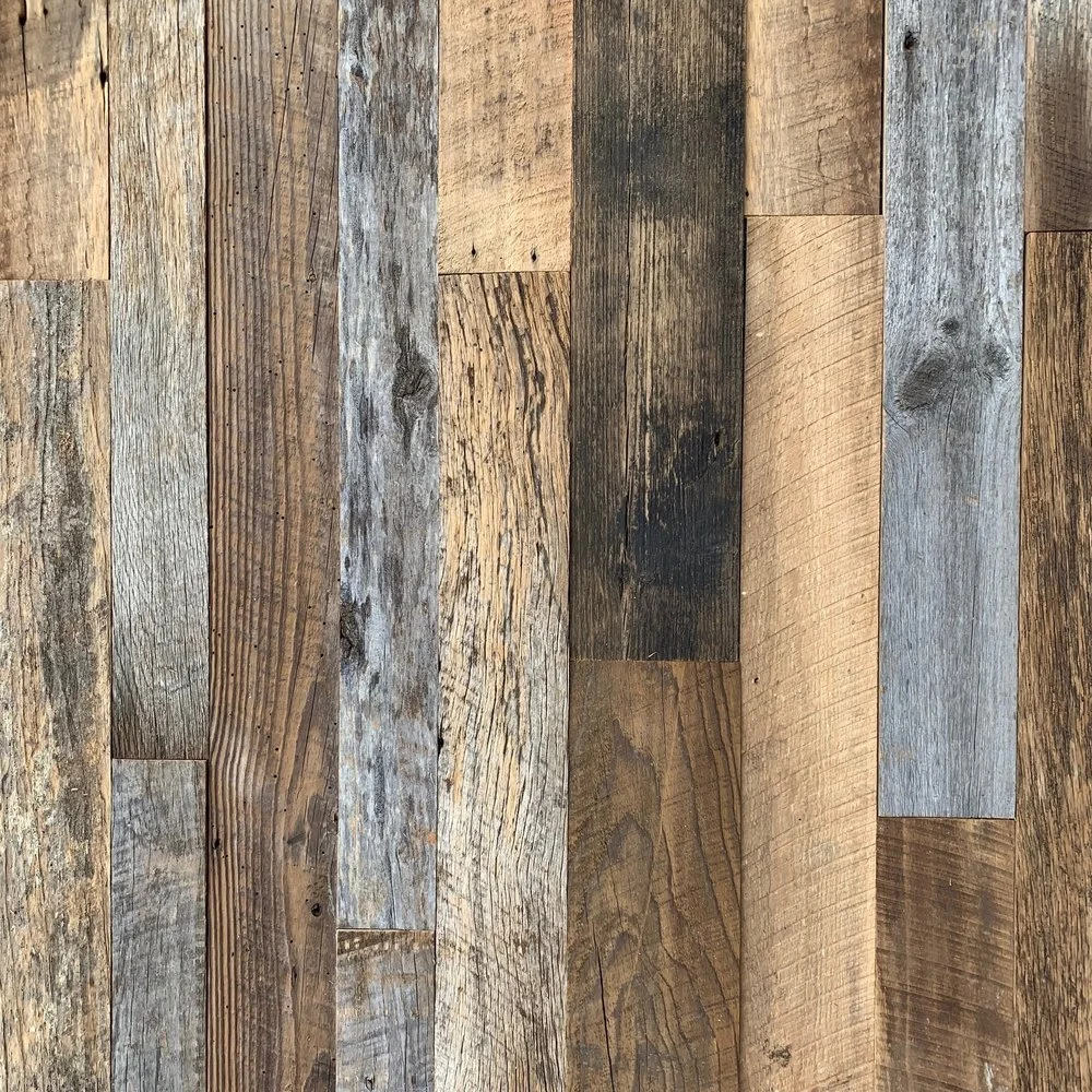 BROWN AND GRAY MIXED HARDWOOD