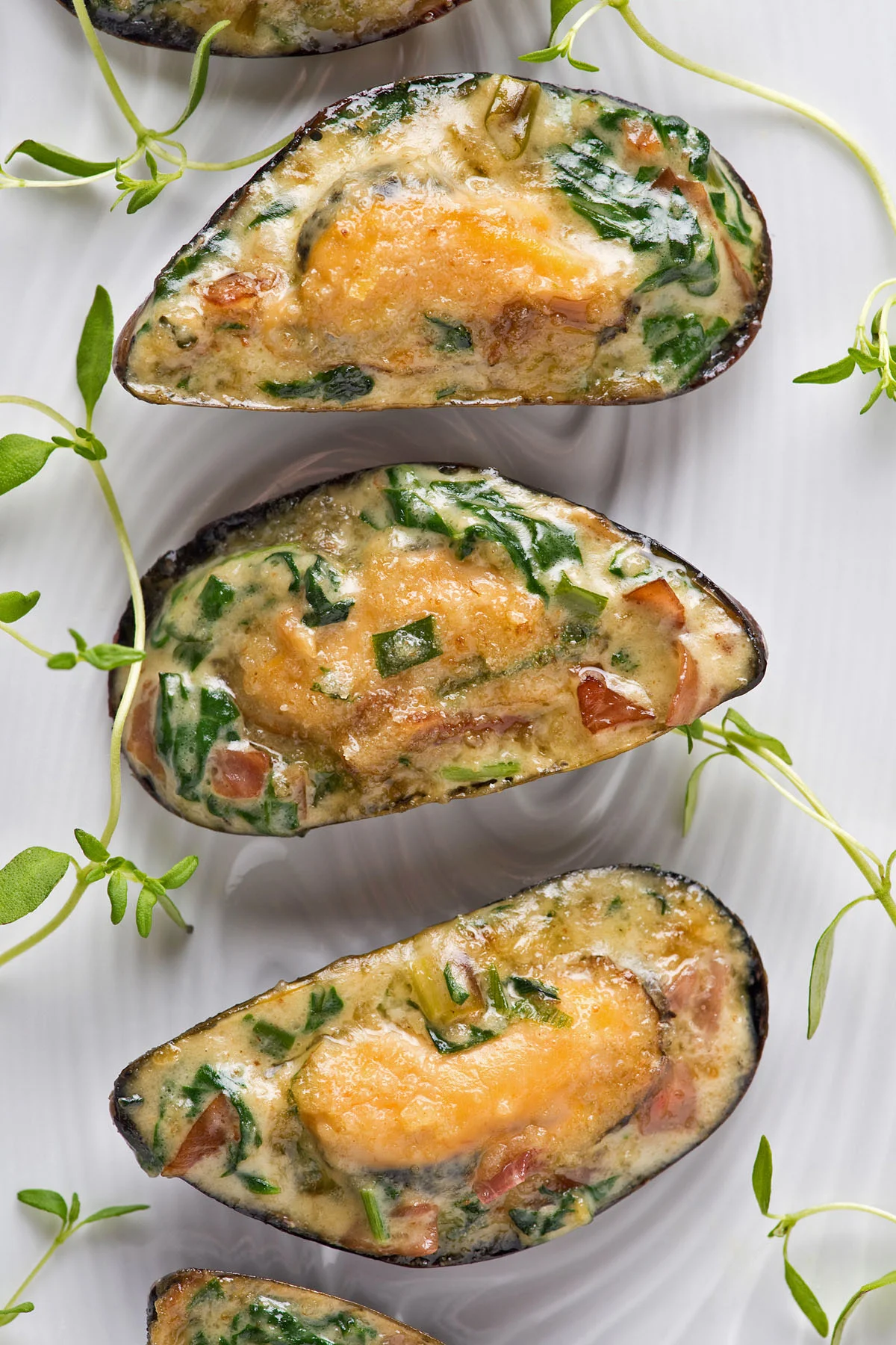 Mussels Rockefeller