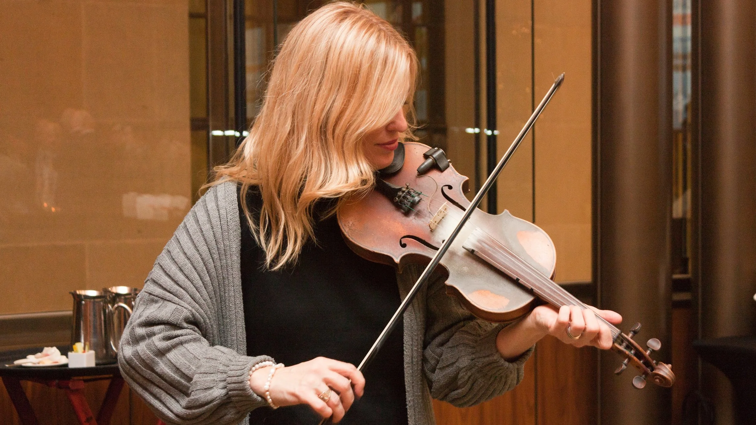 Live entertainment during the Reception as be provided by fiddler and vocalist Anna Ludlow