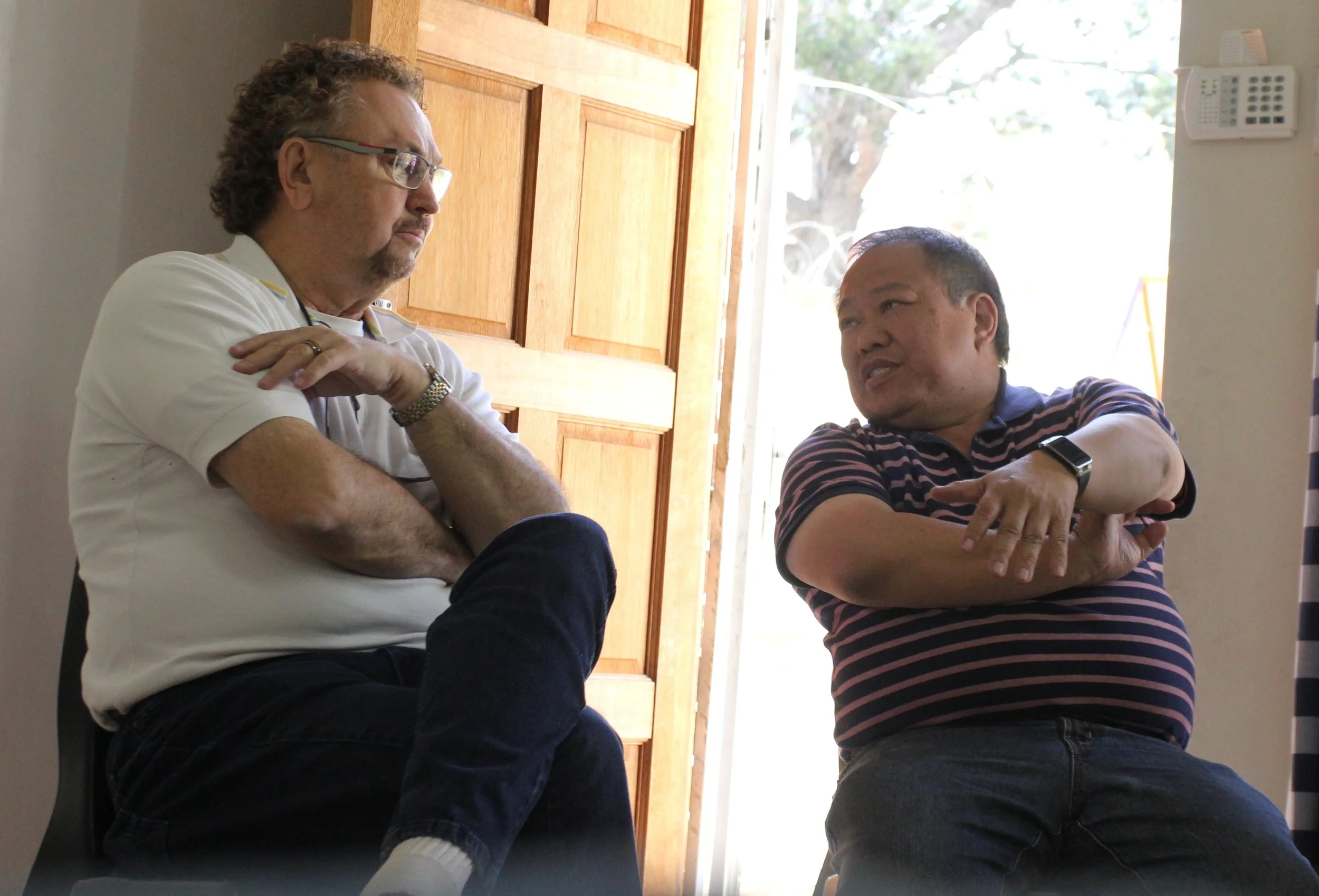 Bob Bell and Irvin Tam in Cradock