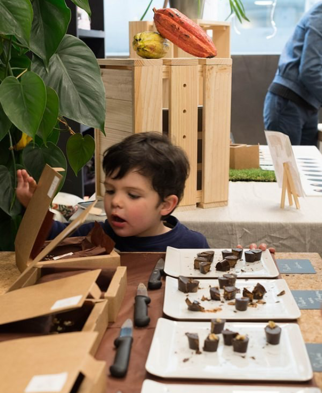 Dégustation de chocolats