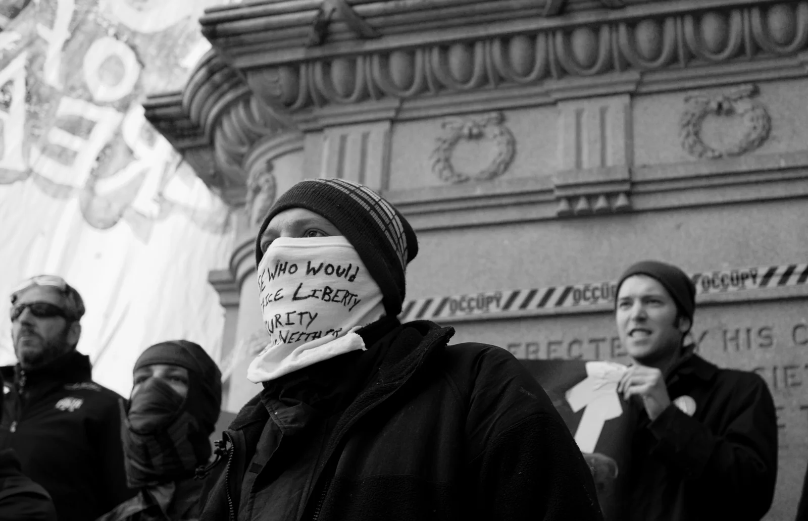 Under the "Tent of Dreams," McPherson Square, 2012