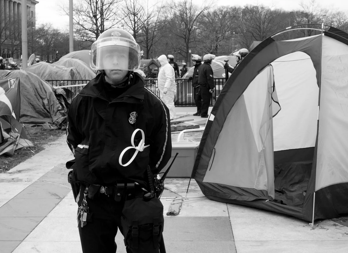 Freedom Plaza Raid of OWS, 2011