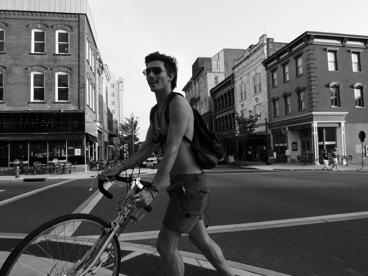  Filmmaker Oliver Mellan in Wilmington, NC. 2011. 