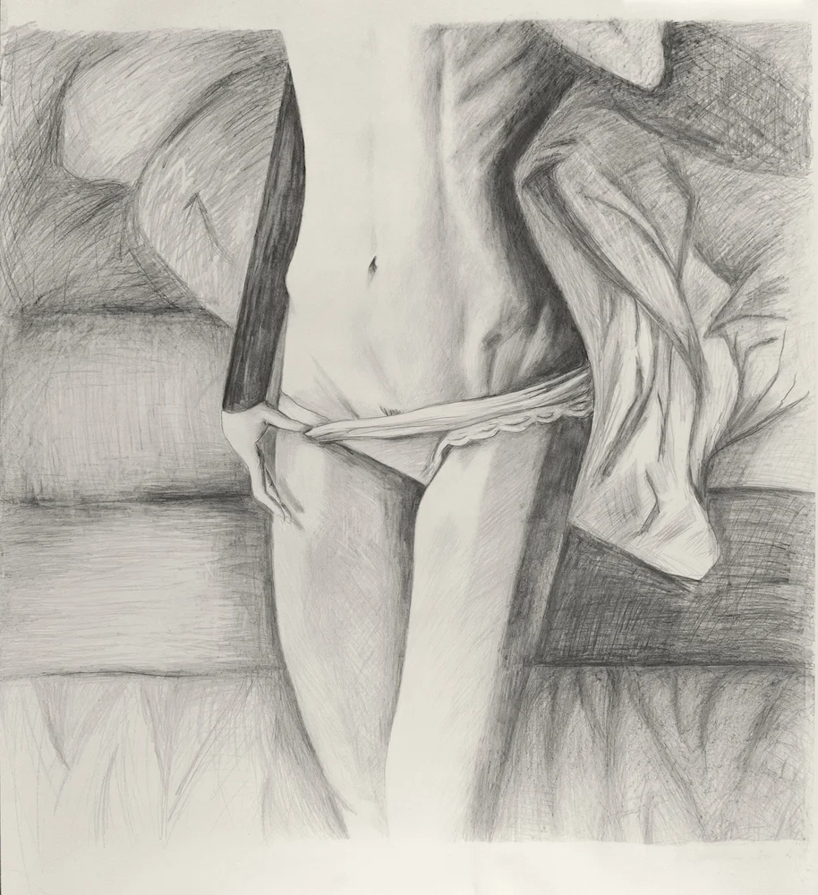 Fantasee 4, pencil on paper, 4x4 ft, 2014.