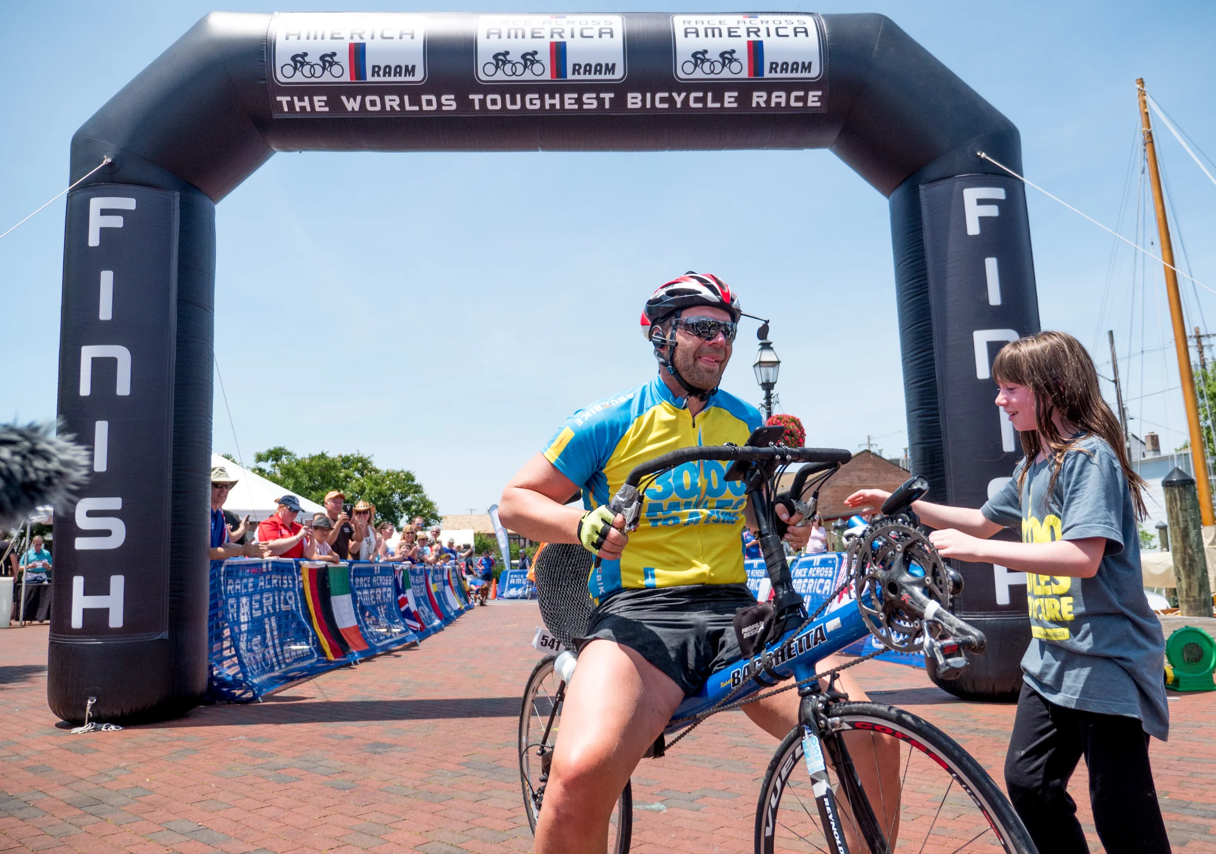 Congratulations Rob. You turned the hardest cycling race in the world into a 12-day traveling party, and cross the finish line in time. Everyone was blessed to watch you grow on your journey and help you get through it. We can't wait to support you on your next ultra-event.
