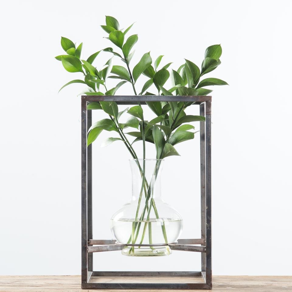 Metal framed vase.jpg