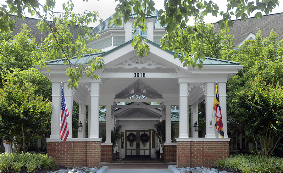 The main entrance to Kensington Park.