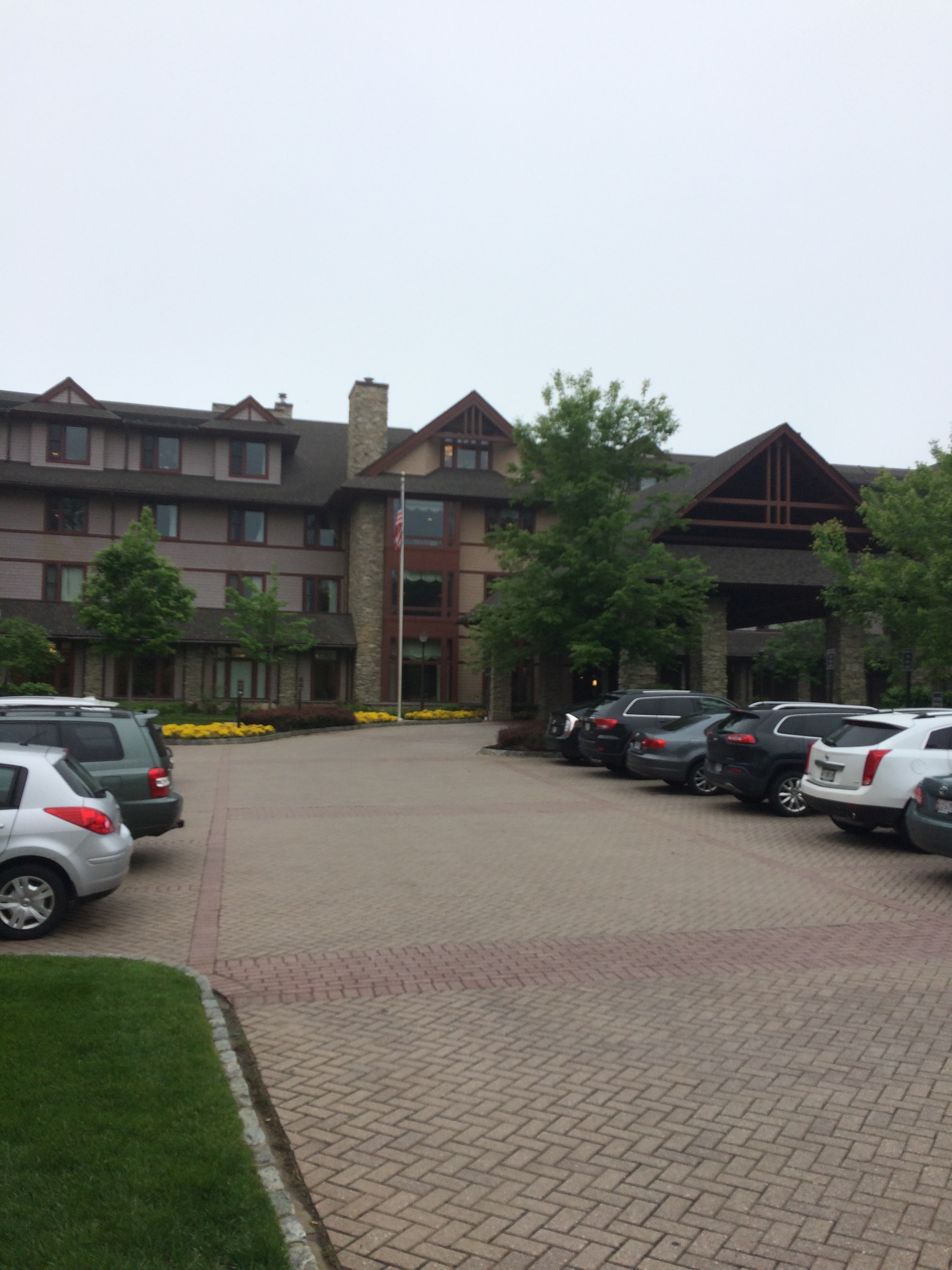 The front entrance to Fox Hill.