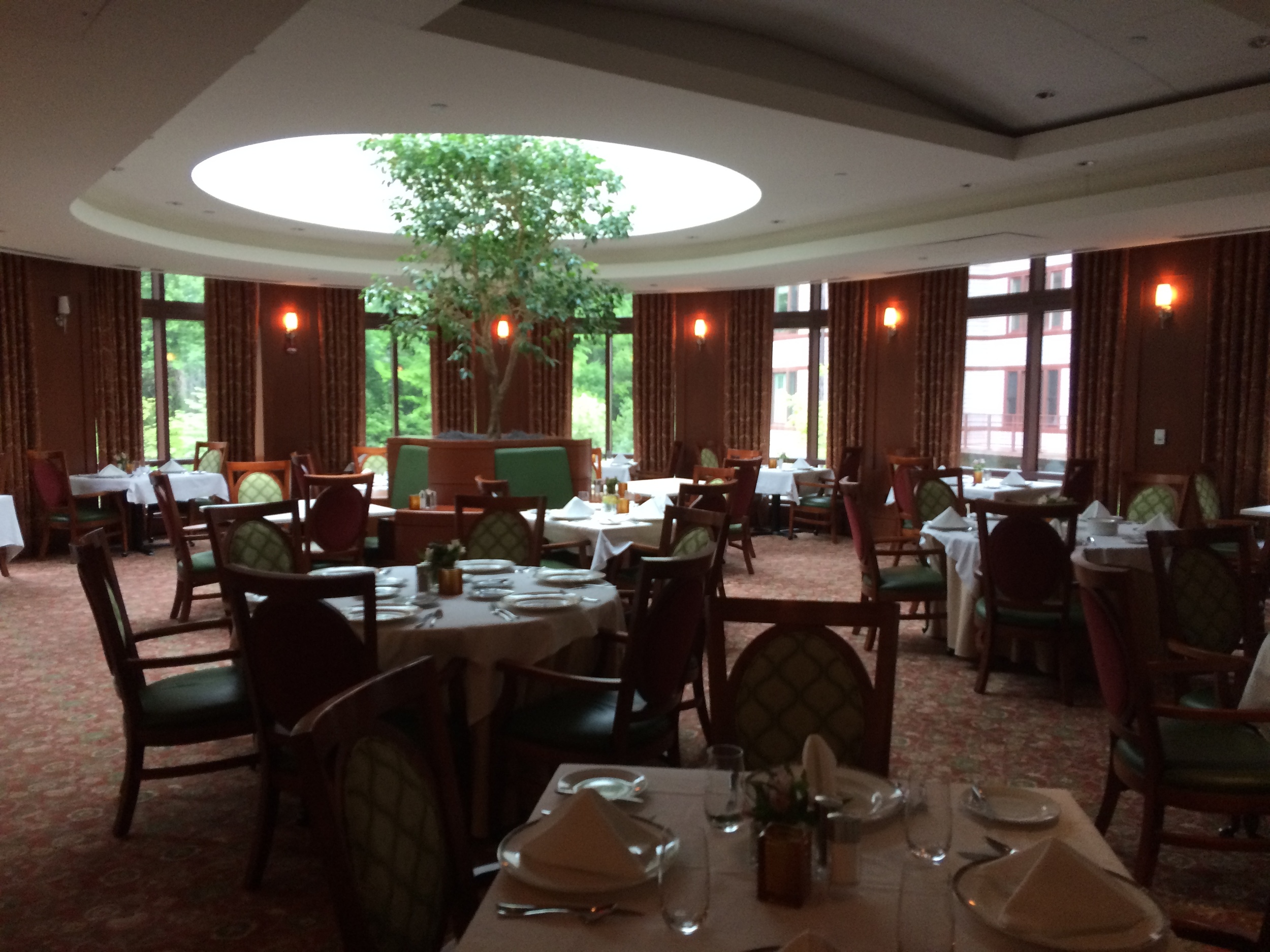 The main dining room at Fox Hill.