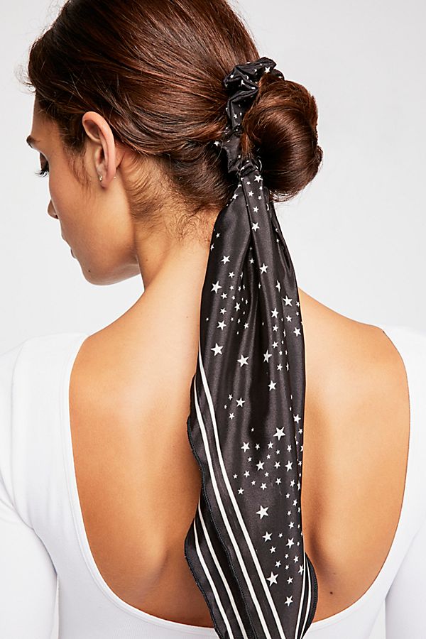 Printed Scarf Pony by Free People