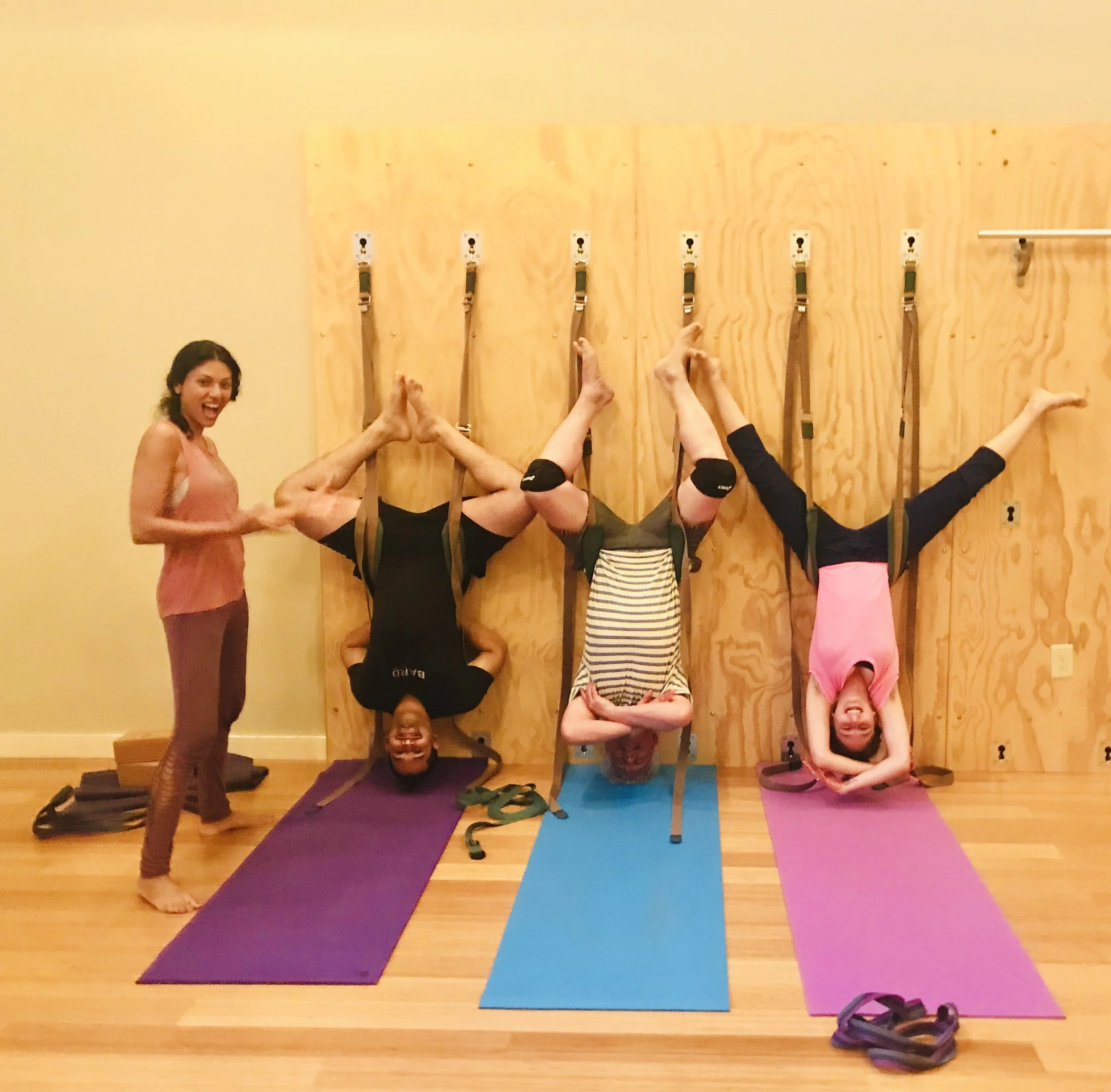 Traction Wall Yoga