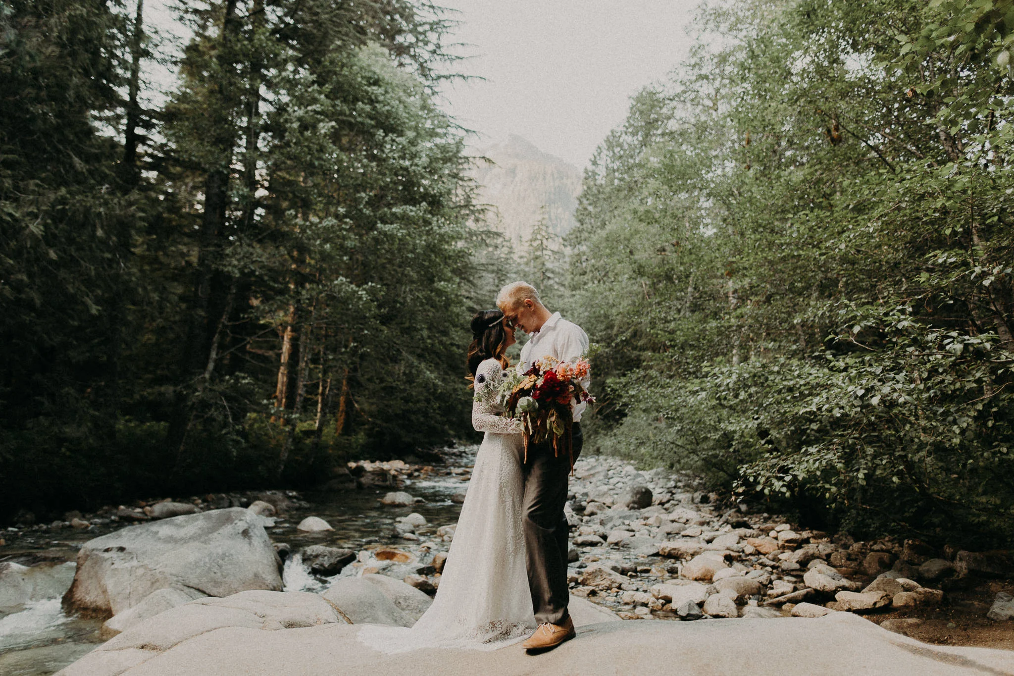 Kamra Fuller Photography - Seattle Wedding Photographer - Seattle Elopement Photographer - Port Angeles Wedding Photographer - Boho - Bohemian - Waterfall Elopement - PNW Wedding Photographer