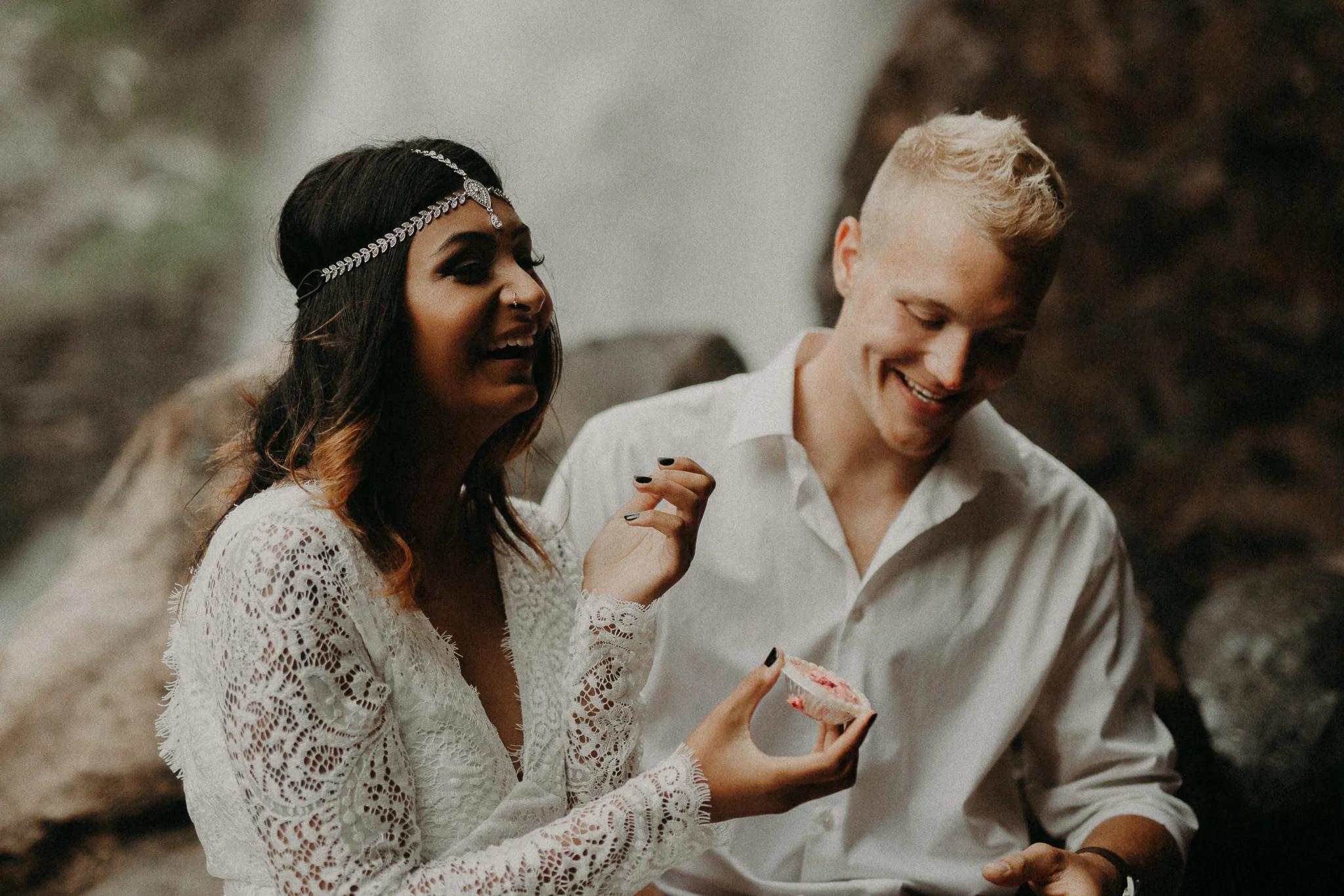 Kamra Fuller Photography - Seattle Wedding Photographer - Seattle Elopement Photographer - Port Angeles Wedding Photographer - Boho - Bohemian - Waterfall Elopement - PNW Wedding Photographer