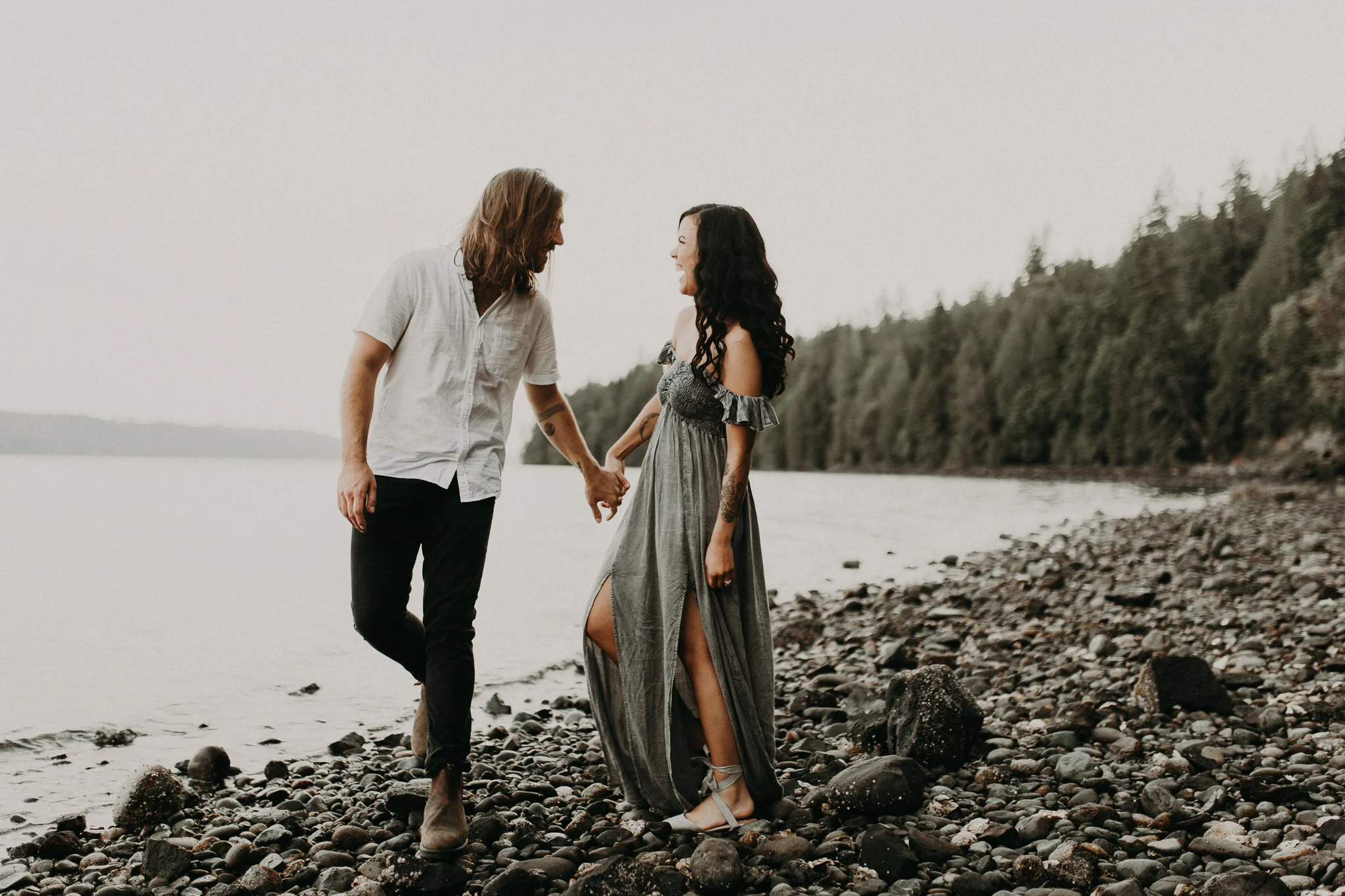 Olympic National Forest Engagement Session by PNW Wedding Photographer Kamra Fuller Photography - Seattle Wedding Photographer