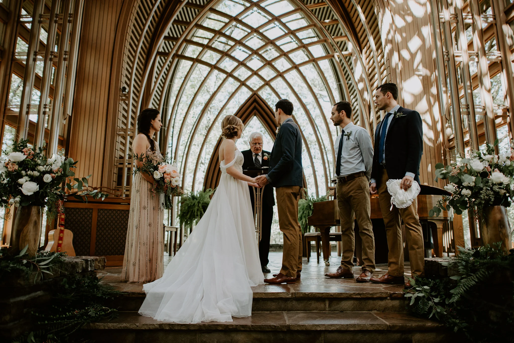 Mildred B Cooper Memorial Chapel Wedding by Seattle Wedding Photographer Kamra Fuller Photography