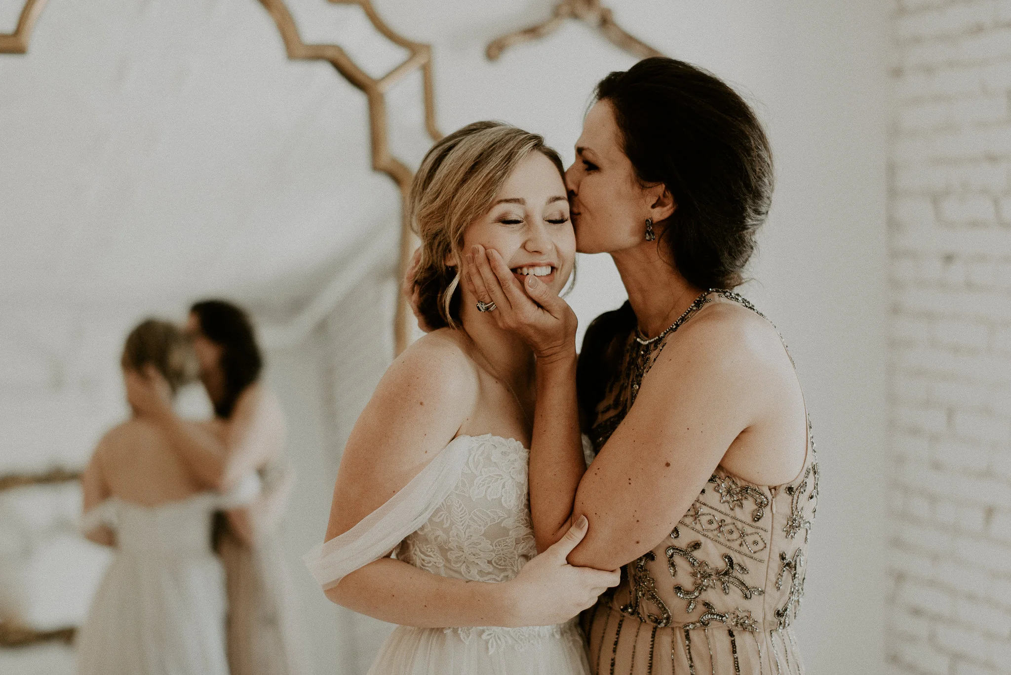 Mother and Bride Portrait by Traveling Wedding Photographer and Destination Wedding Photographer Kamra Fuller Photography - Seattle Wedding Photographer