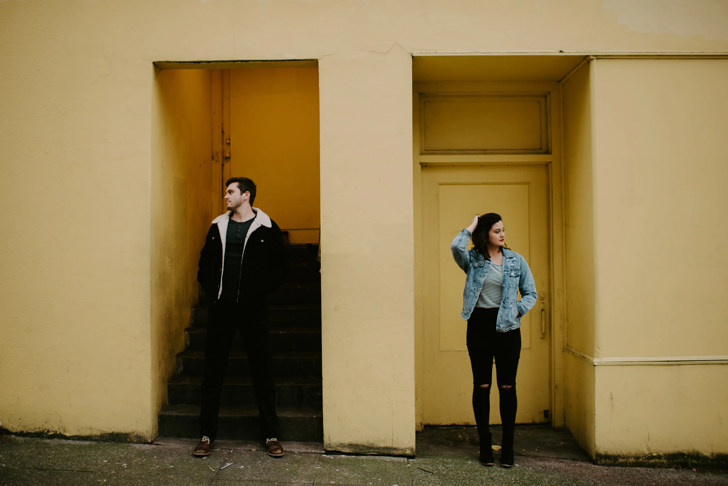 Urban Seattle Engagement Session by Seattle Wedding Photographer Kamra Fuller Photography