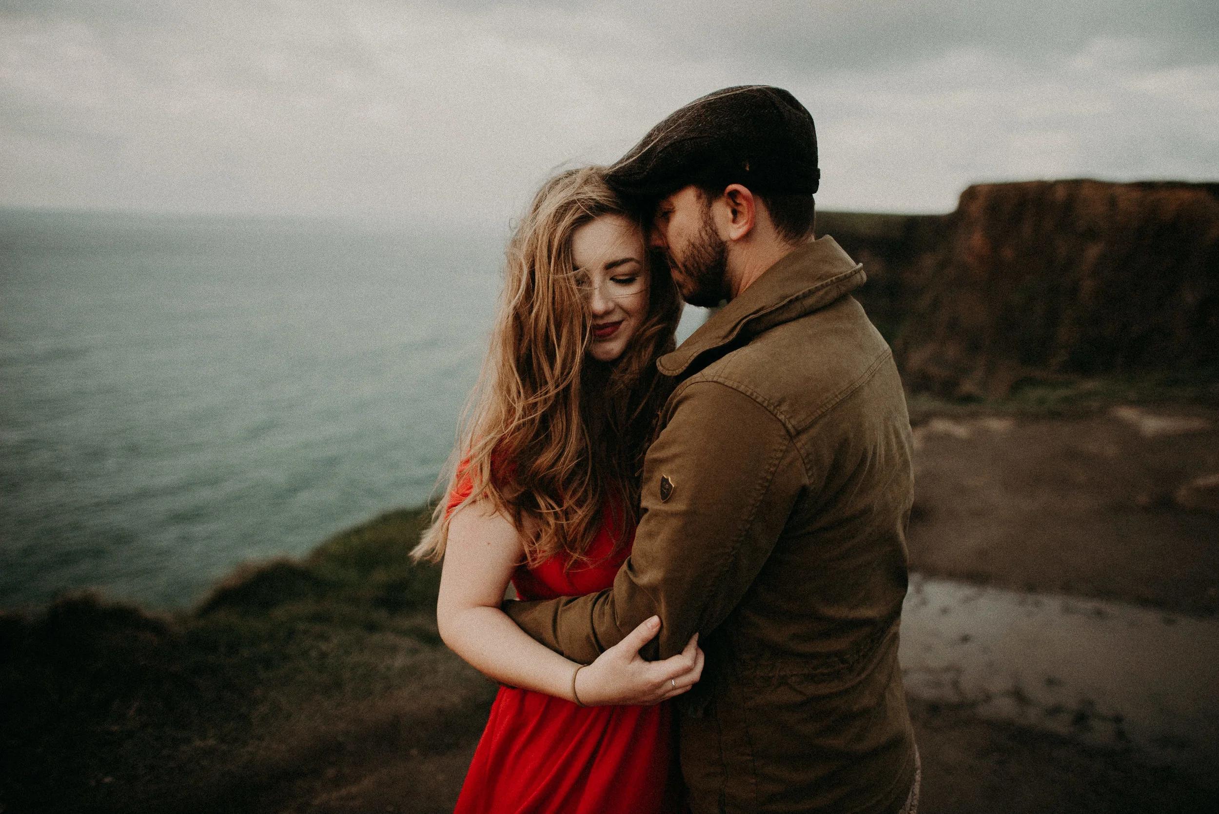  Kamra Fuller Photography - Cliffs of Moher, Claregalway - Cliffs of Moher Engagement Session - Cliffs of Moher Couple's Session - Ireland Wedding Photographer - Europe Wedding Photographer - Spain Wedding Photographer - UK Wedding Photographer - Sea