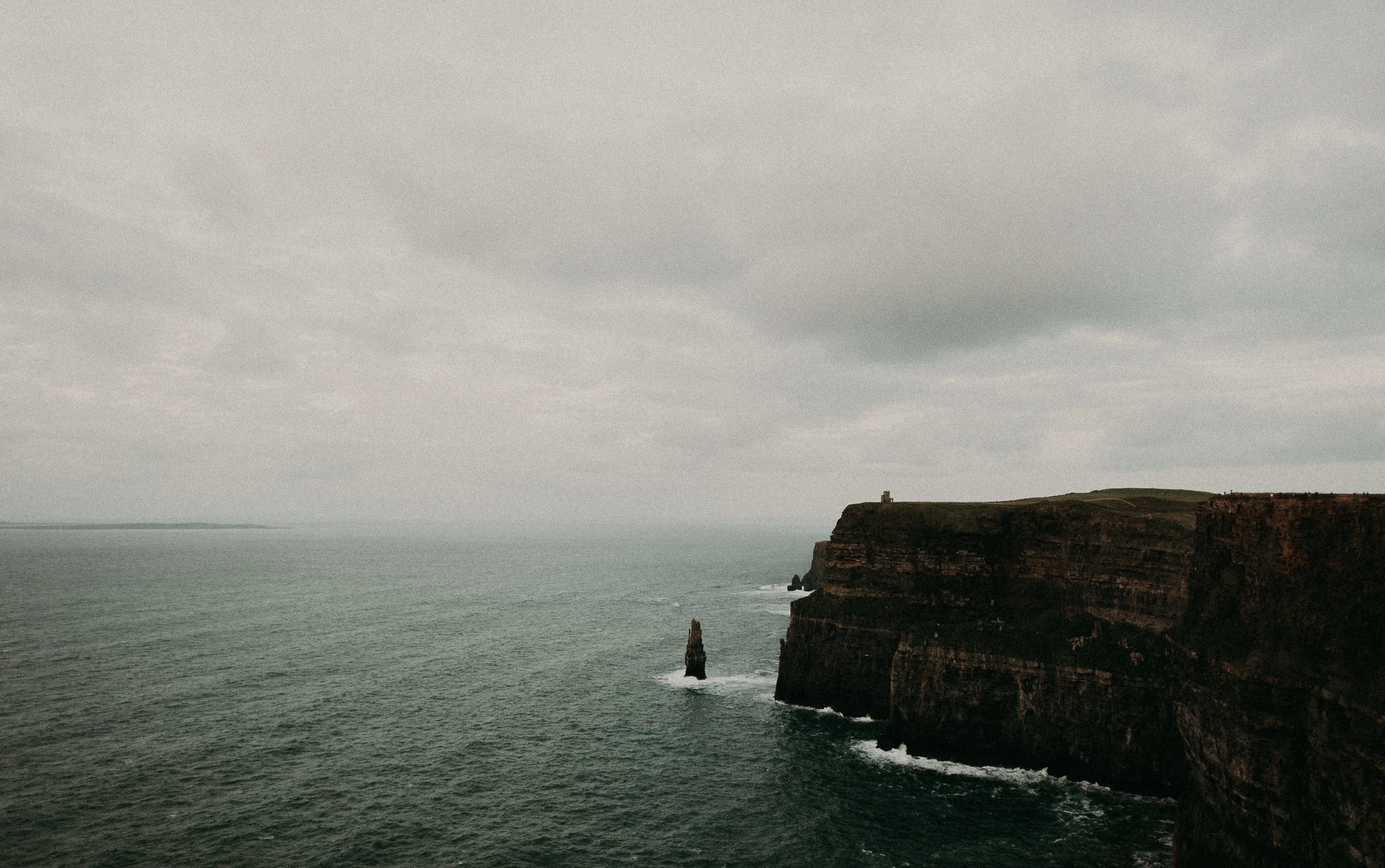  Kamra Fuller Photography - Cliffs of Moher, Claregalway - Cliffs of Moher Engagement Session - Cliffs of Moher Couple's Session - Ireland Wedding Photographer - Europe Wedding Photographer - Spain Wedding Photographer - UK Wedding Photographer - Sea