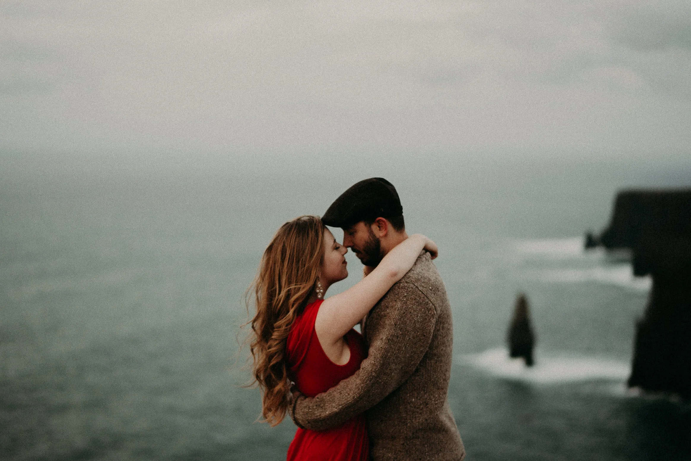  Kamra Fuller Photography - Cliffs of Moher, Claregalway - Cliffs of Moher Engagement Session - Cliffs of Moher Couple's Session - Ireland Wedding Photographer - Europe Wedding Photographer - Spain Wedding Photographer - UK Wedding Photographer - Sea
