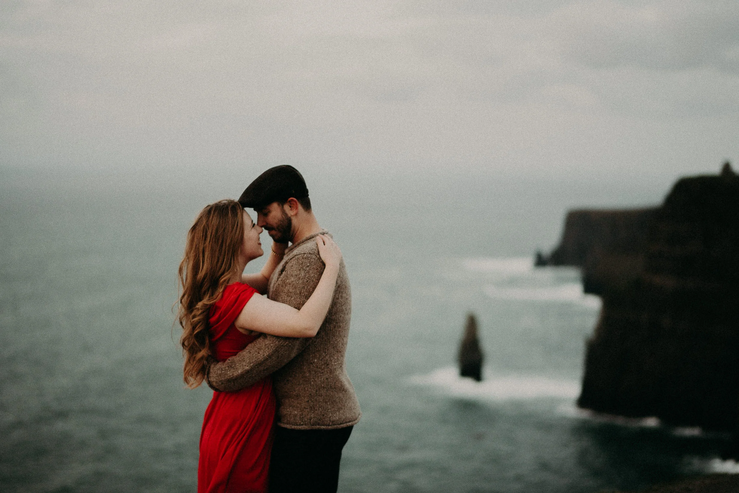 Kamra Fuller Photography - Cliffs of Moher, Claregalway - Cliffs of Moher Engagement Session - Cliffs of Moher Couple's Session - Ireland Wedding Photographer - Europe Wedding Photographer - Spain Wedding Photographer - UK Wedding Photographer - Sea