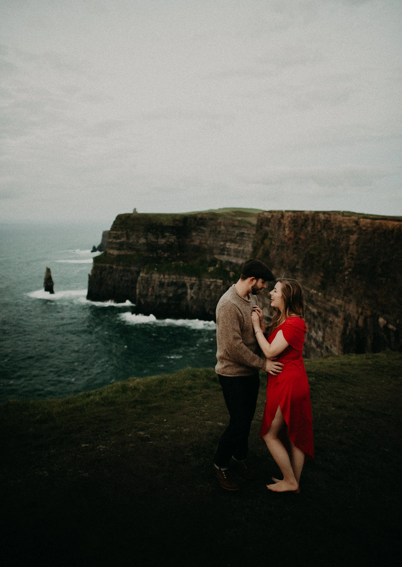  Kamra Fuller Photography - Cliffs of Moher, Claregalway - Cliffs of Moher Engagement Session - Cliffs of Moher Couple's Session - Ireland Wedding Photographer - Europe Wedding Photographer - Spain Wedding Photographer - UK Wedding Photographer - Sea