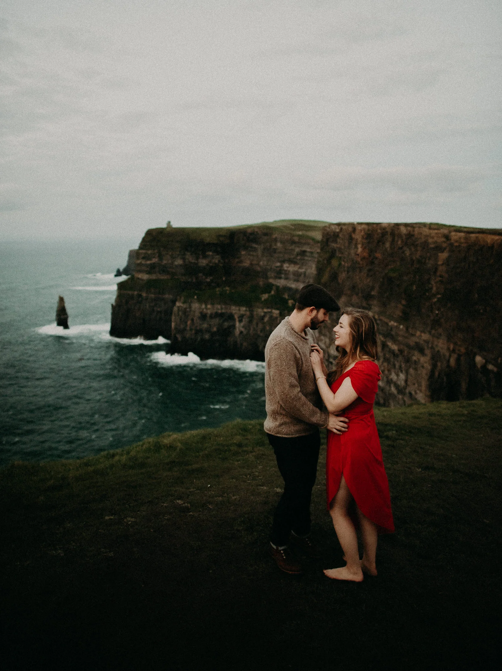  Kamra Fuller Photography - Cliffs of Moher, Claregalway - Cliffs of Moher Engagement Session - Cliffs of Moher Couple's Session - Ireland Wedding Photographer - Europe Wedding Photographer - Spain Wedding Photographer - UK Wedding Photographer - Sea