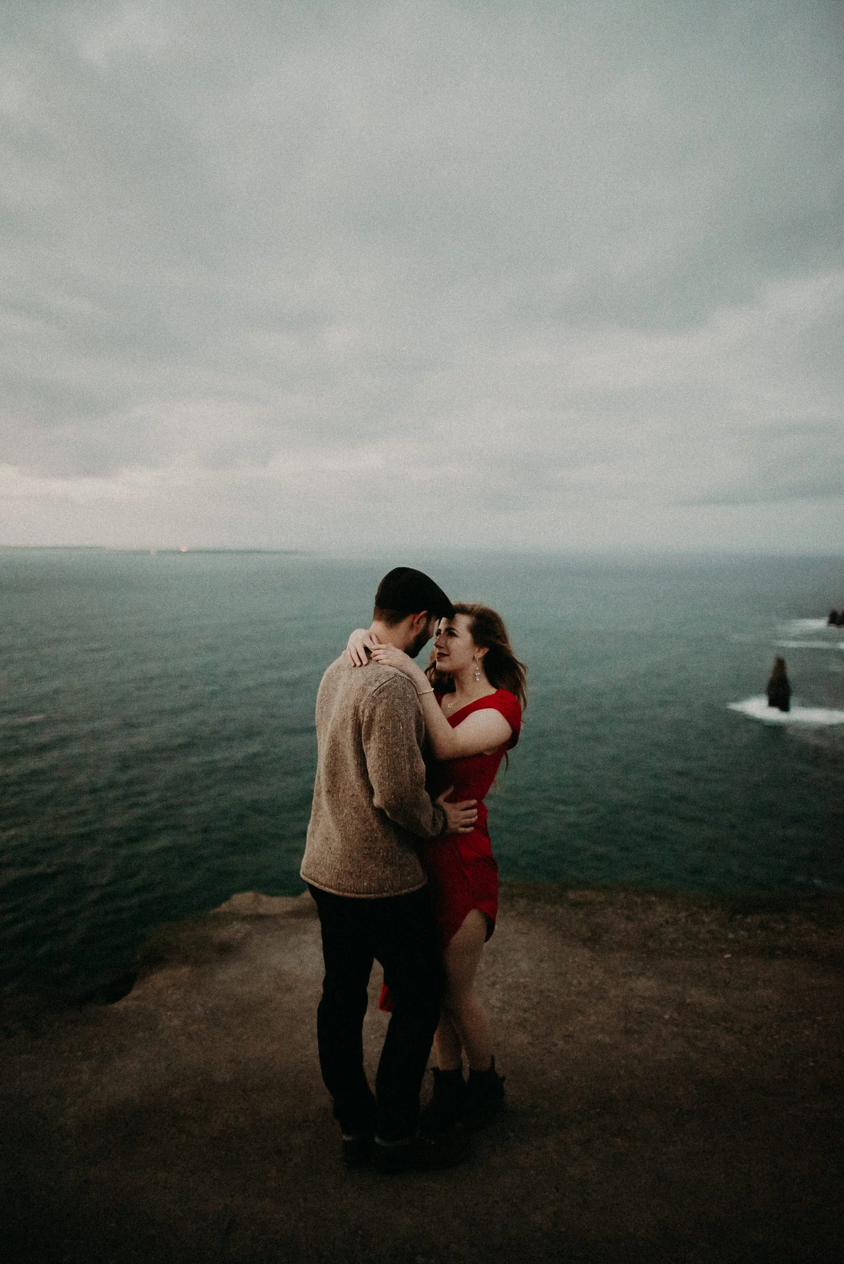  Kamra Fuller Photography - Cliffs of Moher, Claregalway - Cliffs of Moher Engagement Session - Cliffs of Moher Couple's Session - Ireland Wedding Photographer - Europe Wedding Photographer - Spain Wedding Photographer - UK Wedding Photographer - Sea