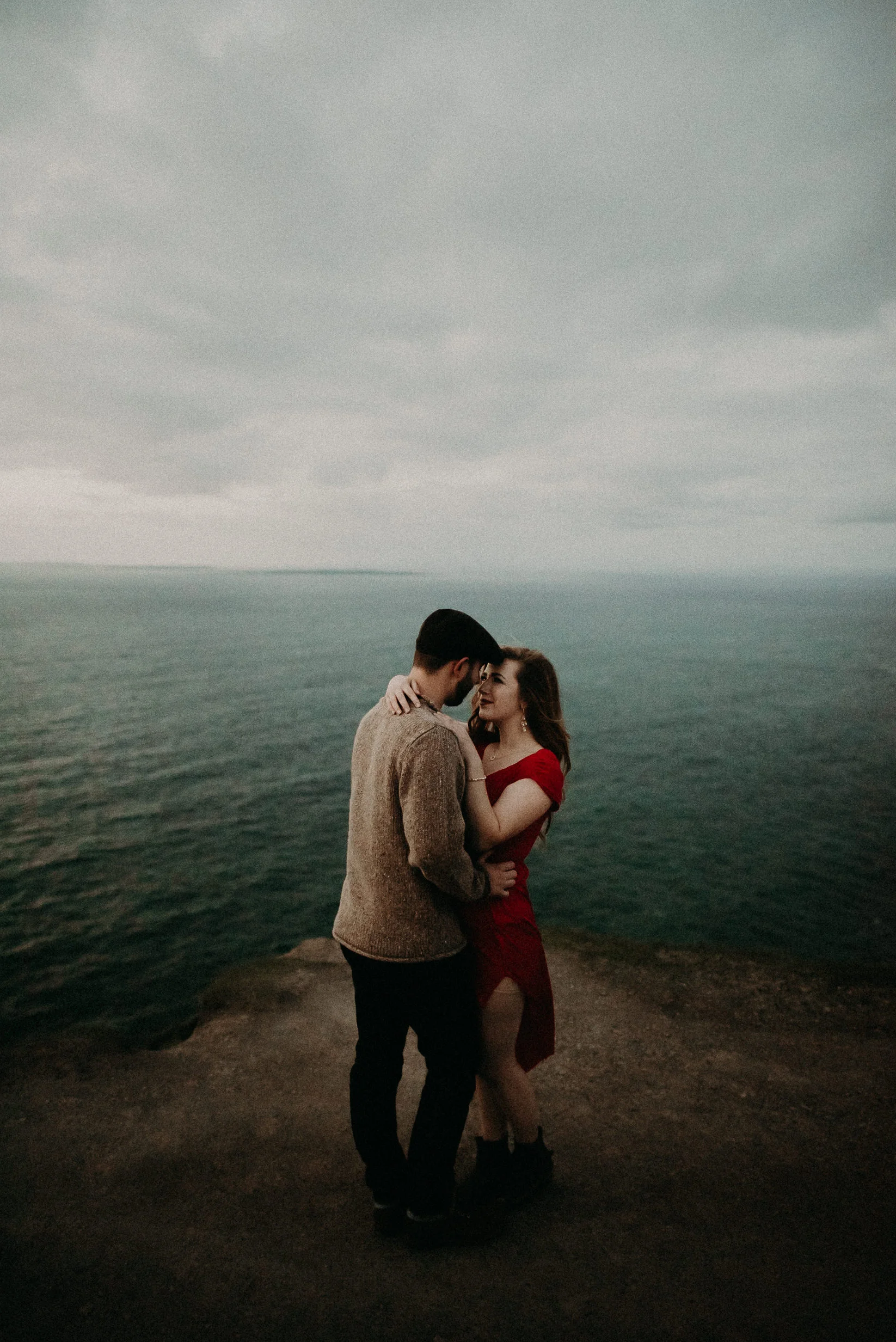  Kamra Fuller Photography - Cliffs of Moher, Claregalway - Cliffs of Moher Engagement Session - Cliffs of Moher Couple's Session - Ireland Wedding Photographer - Europe Wedding Photographer - Spain Wedding Photographer - UK Wedding Photographer - Sea
