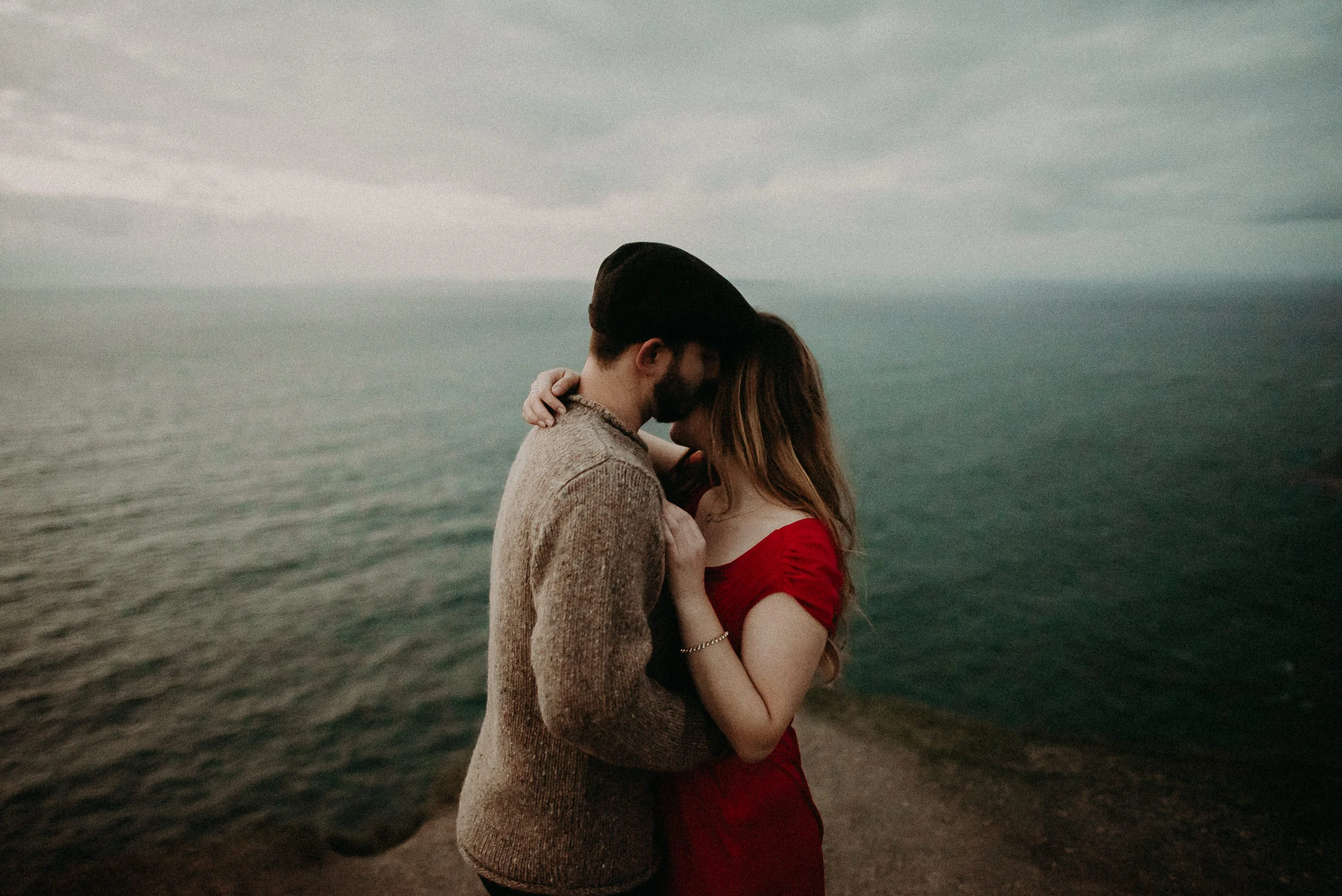  Kamra Fuller Photography - Cliffs of Moher, Claregalway - Cliffs of Moher Engagement Session - Cliffs of Moher Couple's Session - Ireland Wedding Photographer - Europe Wedding Photographer - Spain Wedding Photographer - UK Wedding Photographer - Sea