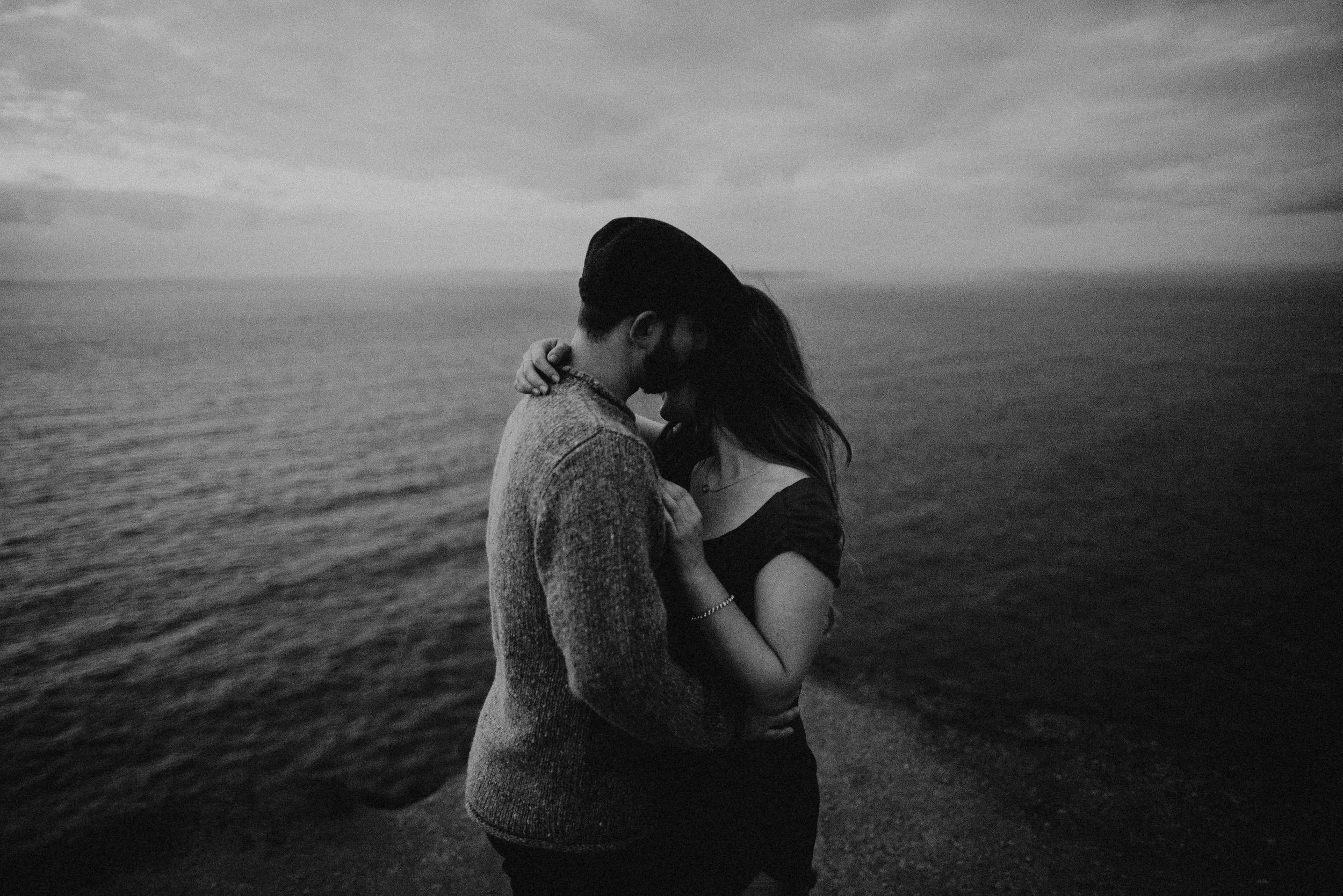  Kamra Fuller Photography - Cliffs of Moher, Claregalway - Cliffs of Moher Engagement Session - Cliffs of Moher Couple's Session - Ireland Wedding Photographer - Europe Wedding Photographer - Spain Wedding Photographer - UK Wedding Photographer - Sea
